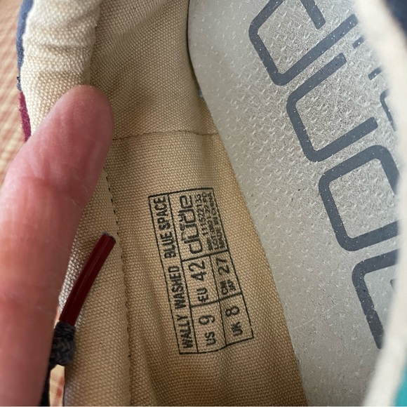 Hey Dudes Navy Wally Washed Blue Space - Picture 8 of 9